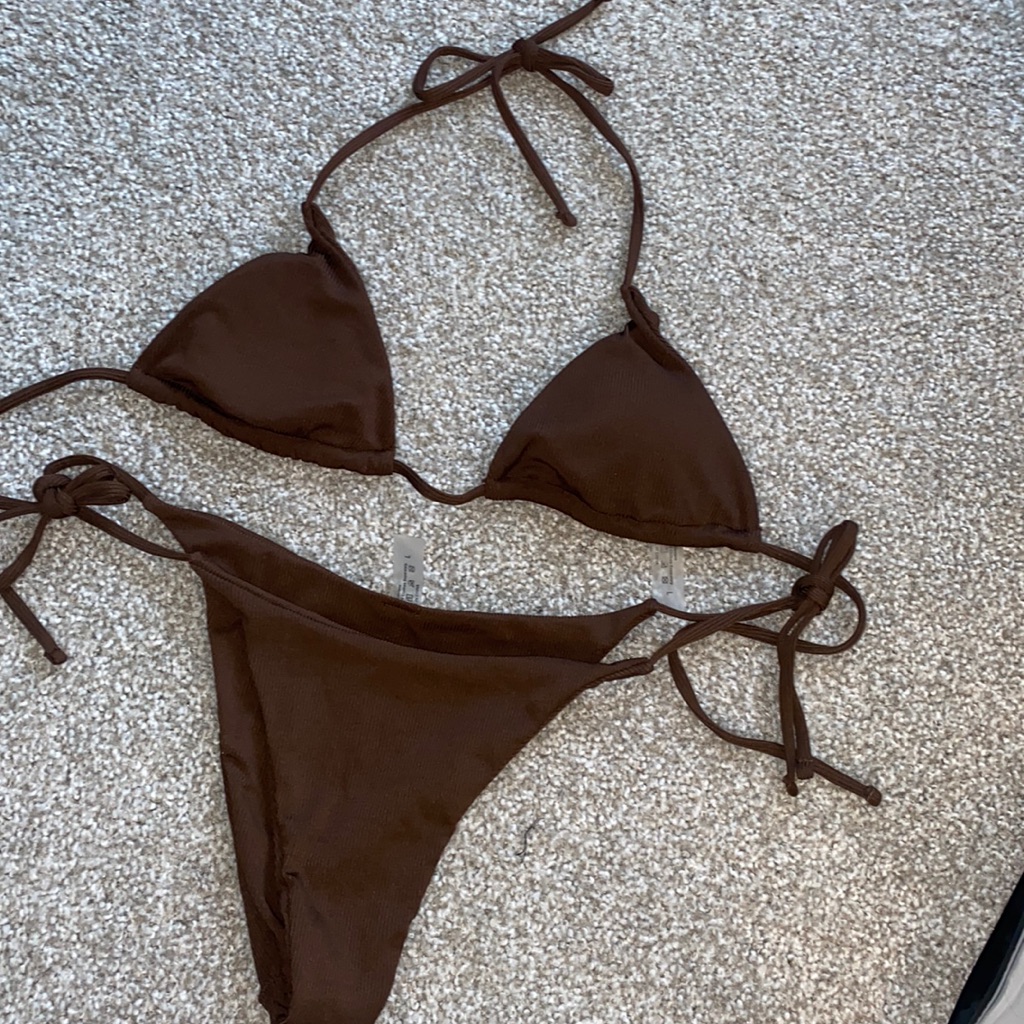 Brown String Bikini